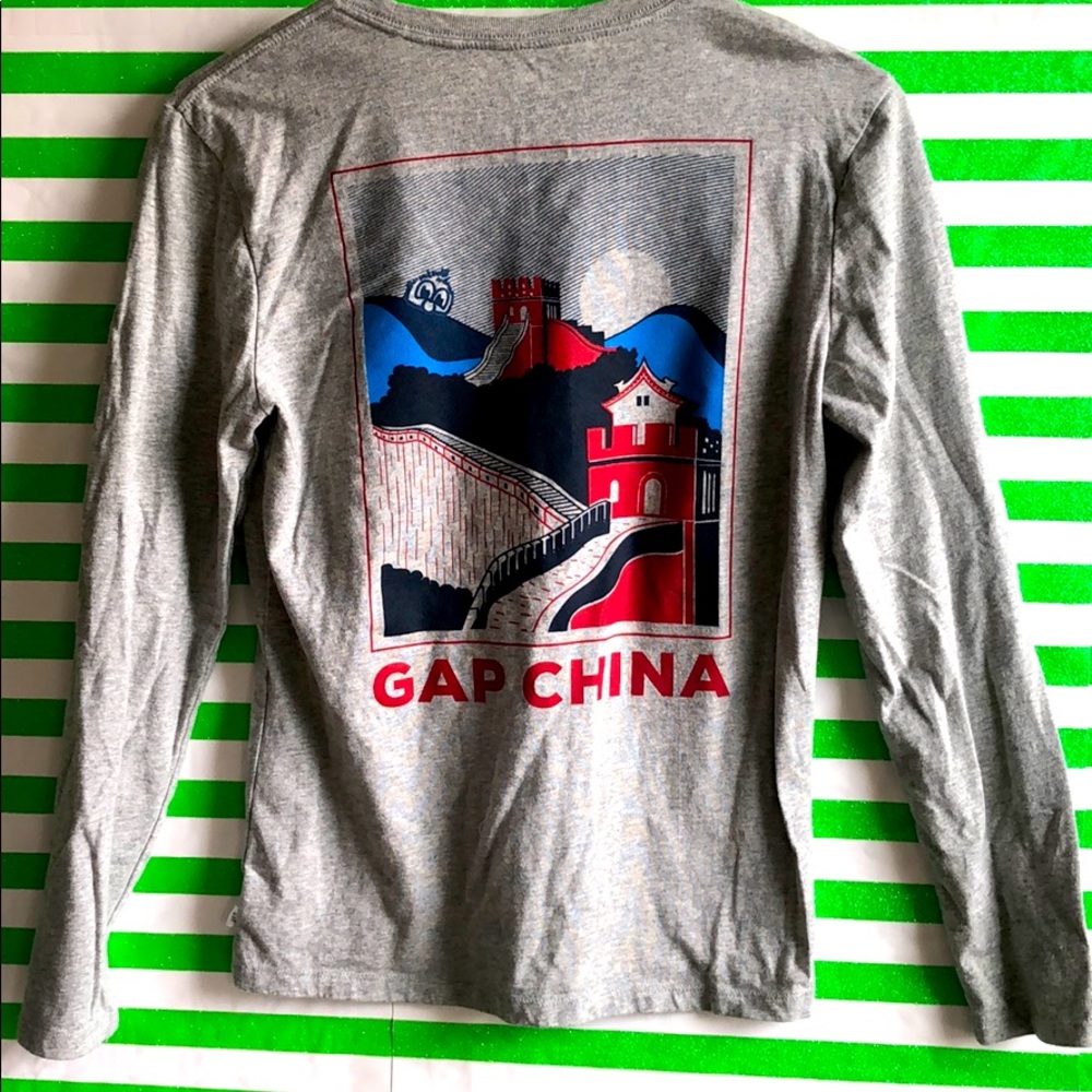 GAP CHINA 🇨🇳 kids XXL long sleeve shirt
